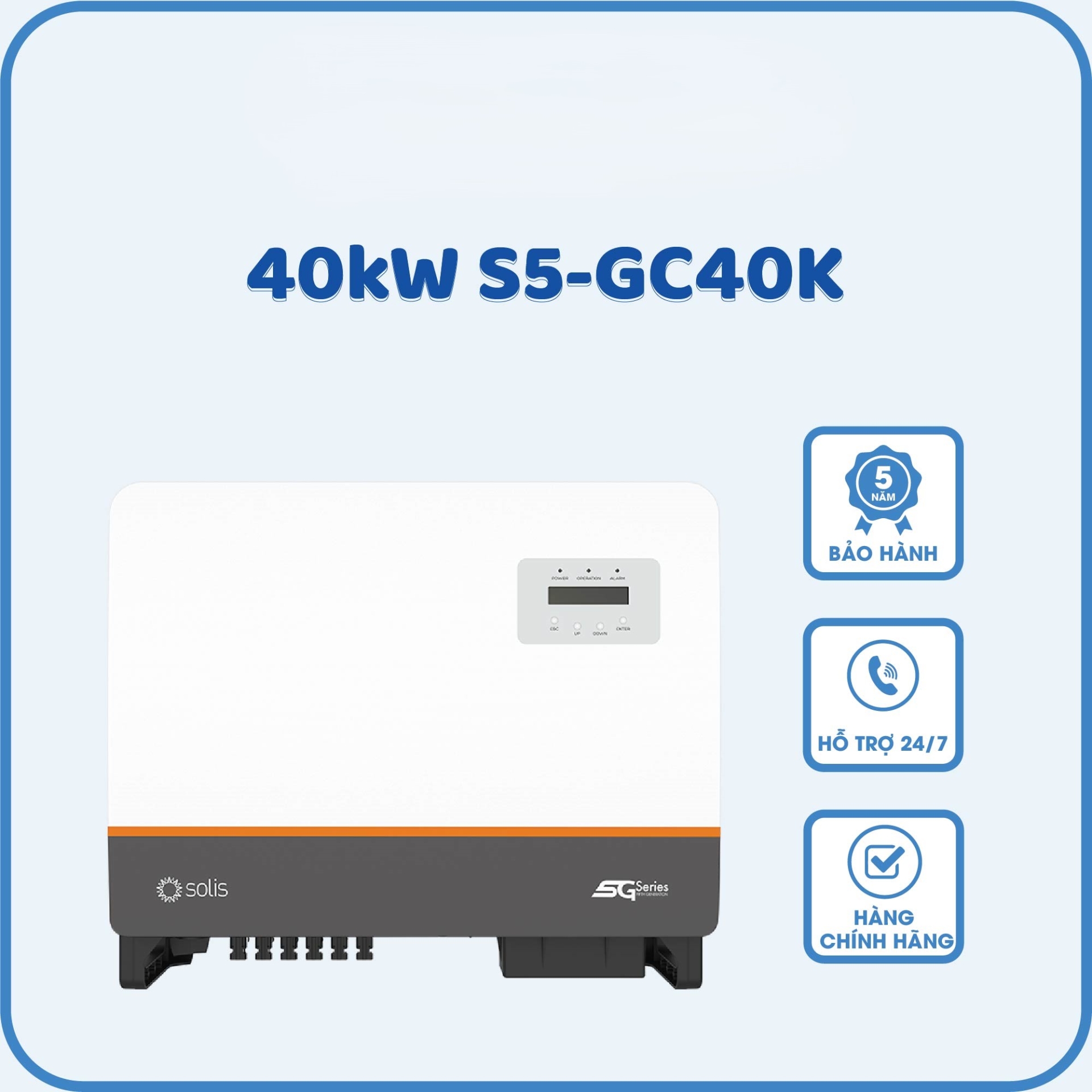 Inverter Solis 40kW S5-GC40K - Inverter 40KW