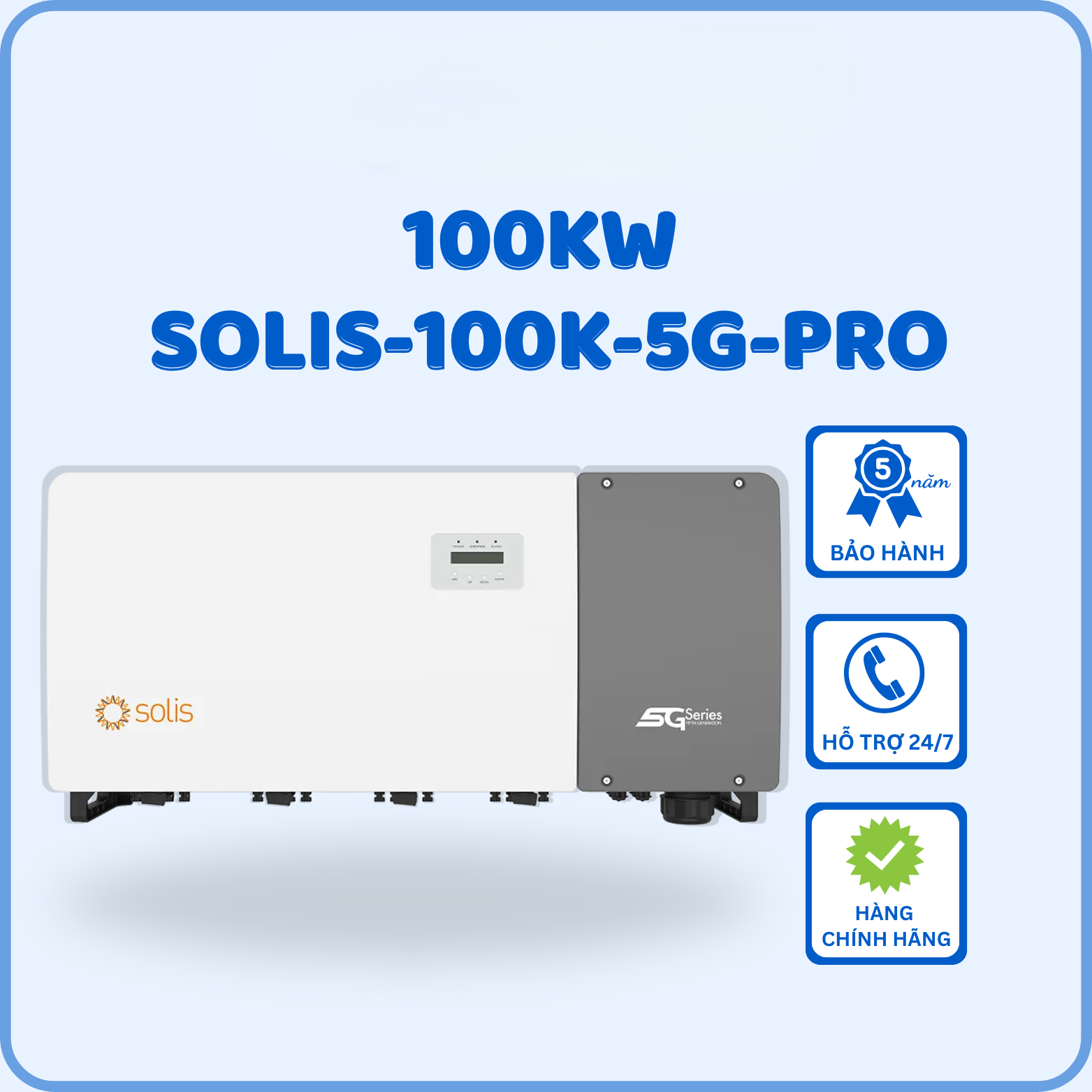 Inverter Solis 3 pha 100kW SOLIS-100K-5G-PRO