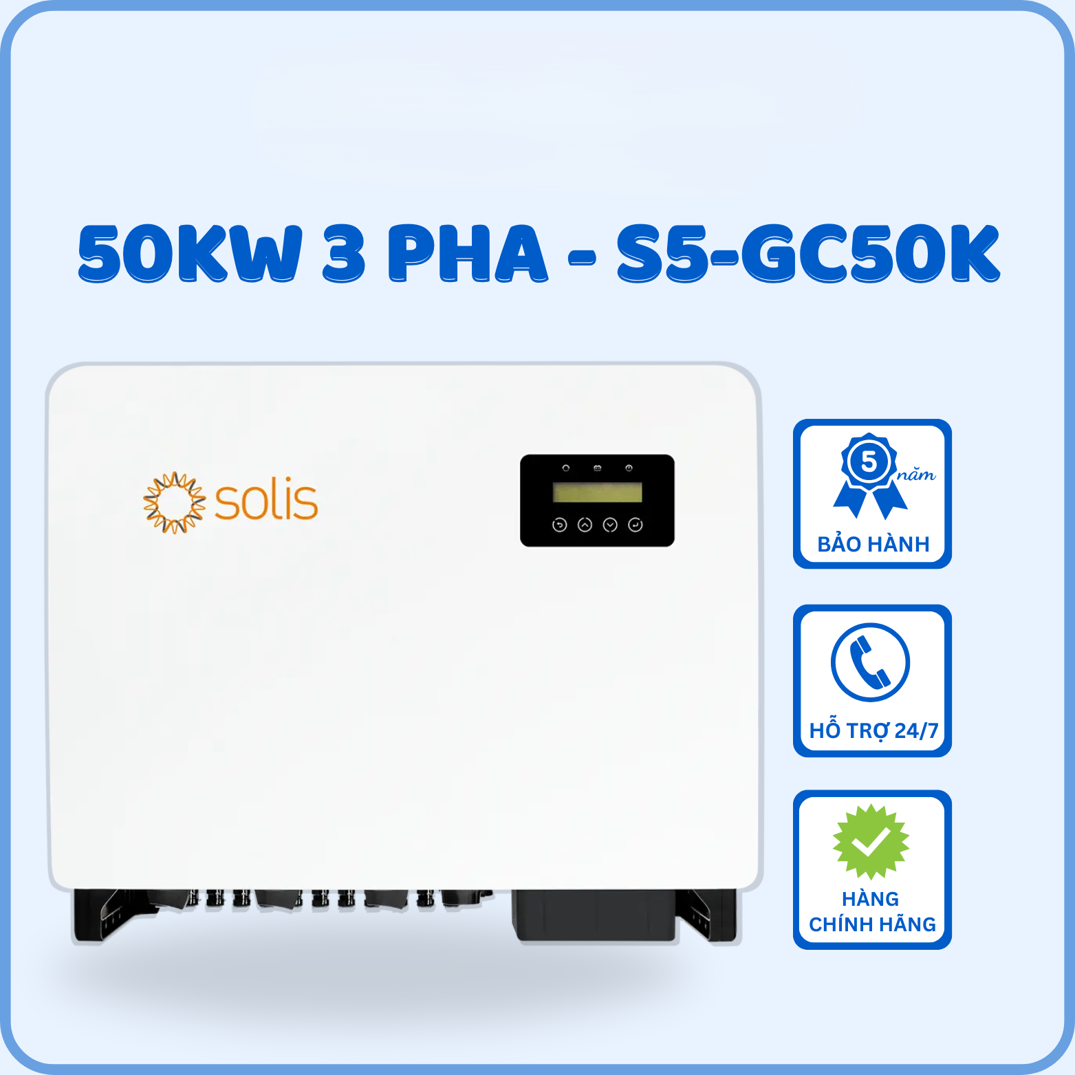 Inverter Solis 50KW 3 pha - S5-GC50K